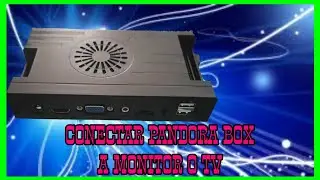 Como conectar Pandora Box pelada y mondada a monitor o televisi&oacute;n