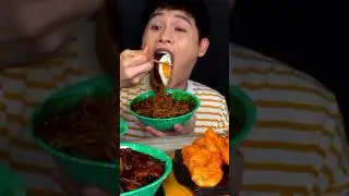 Bonggil black bean noodles🍜 bonggil big bites😋
