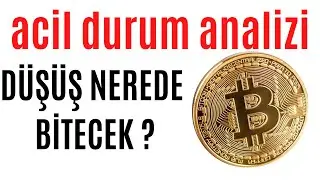 EKSTA ACİL BİTCOİN NEREDE DURACAK. ALTCOİNLERİN SONU NEDİR ?