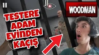 TESTERE ADAM EVİNDEN KA&Ccedil;IŞ - Woodman Horror Game - KORKU OYUNU