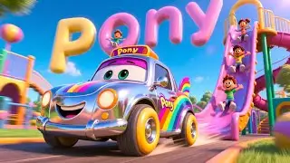 Learn 123s on Pony Van 🐴🚐 Fun Counting Song | Learn Numbers with Toddlers