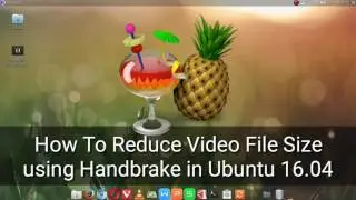 How To Use Handbrake in Ubuntu 16.04