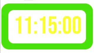 675 Minutes 11 15 HoursCountdown  Timer Clock with Alarm Sound⏰🔔