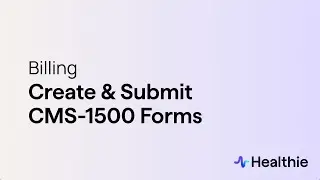 Create and Submit CMS1500 Forms