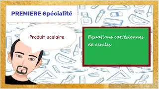 Equations cart&eacute;siennes de cercles