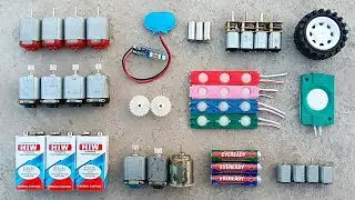 Gear Dc Motors LEDs Lights And Different Types OF Science Projects Resourse
