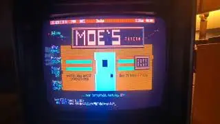 Using 2400 baud Aprotek Commodore 64 modem to call Moe's Tavern BBS dial up - 10/1/2025 