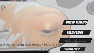 Eye Makeup Practice Bord Review | Tried Eye Makeup on a Plastic Doll | Makeup by Cosmic