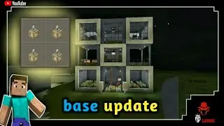 ⬜ mini block craft 3d || how to make a lamp || how to make a furniture lamp || modern base update