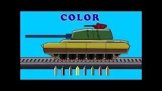 Army Tank | Car Wash Videos for Children | Police Cars Cartoon for Kids