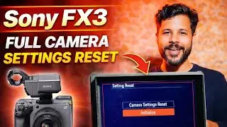 Sony Fx 3 Camera Full Settings Reset| #sonyfx3 #camera Camera Setting Hindi |