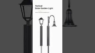 vertical solar street lighting