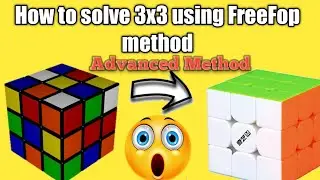 How to solve 3x3 Rubik's Cube using Freefop Method | Freefop method in Tamil | Speedcubing Tamil