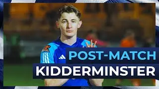Kidderminster Harriers: Post-Match Interview with Max Wright