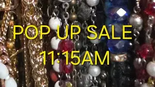 LIVE POP UP JEWELRY SALE VINTAGE COSTUME AND SILVER 11:15AM PT 2:15 ET