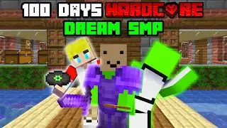 I Survived 100 Days Of Hardcore Minecraft, On the Dream SMP Seed.