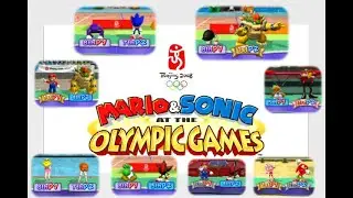 Mario & Sonic at Olympic Games, 2007 (Wii) - NiK & Leo playing - 01 #wii #retrogaming #beijing