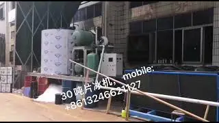 30tons flake ice machine, Shenzhen Lier Machinery Equipment Co., ltd, Bitzer compressor