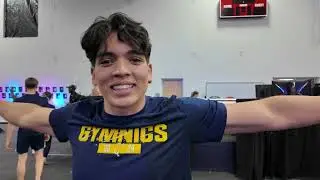 Guillermo's Epic Handshake Circle // Gymnics &lsquo;24-&lsquo;25 Vlog #127 #gymnastics #fun