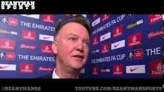 Derby 1-3 Man United   Louis van Gaal Post Match Interview: What Does LVG Write Down After Goals ?
