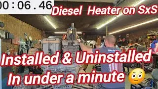 Дизельный обогреватель на SXS, UTV Packout, как и быстрая установка и демонтаж по мере необходимо...