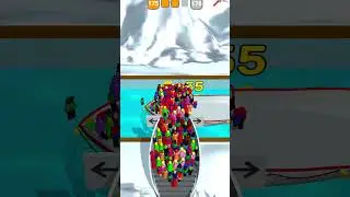 Escalators Game Level #175 HUGE Crowd Multiply Madness! 🤯🔥 #shorts #funny