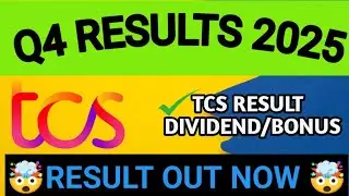 TCS Q4 Results 2025 | TCS Results Today | Tcs Share News Today | Tcs Dividend 2025 | Tcs Share