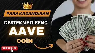 AAVE COİN &Ouml;NEMLİ DESTEK VE DİREN&Ccedil; B&Ouml;LGELERİ #aave #aavecoin #aaveanaliz #parakazanma