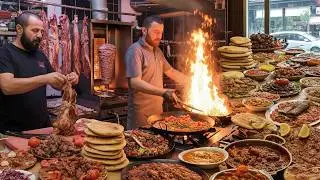 Best of Turkish Street Food | Doner Kebab, Lahmacun, Pide & Traditional Meals