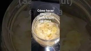 C&oacute;mo hacer Chucrut (Repollo Fermentado) Casero #recetasfaciles #cocinafacil #recetas #sauerkraut