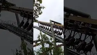 ROLLERCOASTER goes up LIFTHILL | Hals &uuml;ber Kopf #tripsdrill #themepark #rollercoaster #amazing #stc