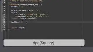 How to Debug Queries Using Devel