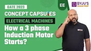 How does a 3-Phase Induction Motor Start? | Electrical Machines | GATE EE 2023 Exam | BYJU'S GATE