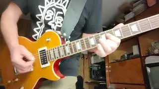 Kiss 'Strutter' lead guitar cover with solo