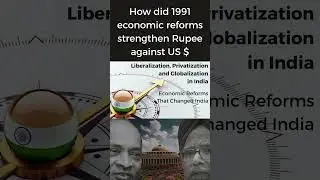 Rupee after 1991 reforms #economics #dollar #rupee #news #gk #market #viral #shorts #trending