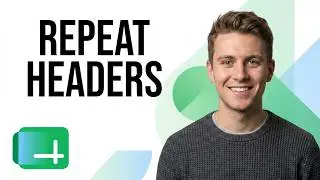How To Make A Header Row Repeat On Every Page In Google Sheets - Print Settings Tutorial