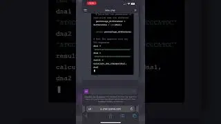 Chat GPT DNA Coding Demo. #ChatGPT#DNAdemo#GPTdemo#AIinDNA#DNAsequencing#geneticresearch#geneticcode