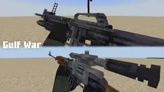 Gulf War Addon Mcpe Update (Fixed) | 3d Guns Addon Military Mcpe Support Minecraft Pe 1.21.90-100+