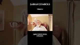 Sabian Symbols - Virgo 2 - Large white cross upraised