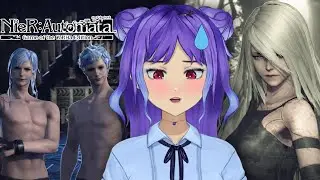 Hello Kitty Gothic Girlfriend Or 2 Femboys? (im going insane) | Nier Automata  first playthrough 
