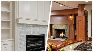 75 Craftsman Family Room With A Tile Fireplace Design Ideas You'll Love ✅