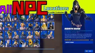 All 46 Character locations - Fortnite Season 6 Chapter 2 | Challenges | Ultimate 3_3