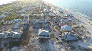 Droning around Gulf Shores (Fort Morgan), Alabama