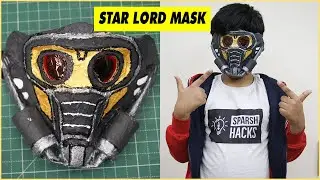 We made Star Lord Mask from Avengers (हिंदी में) | Downloadable Template | Easy DIY Paper Craft Idea