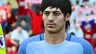 Manchester United vs Manchester City FULL MATCH | FIFA 17 AI Simulation Gameplay (CPU vs CPU)