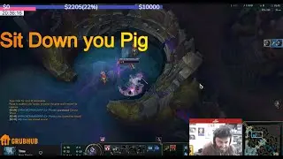 Yassuo And humzh Playing MUNDO dodgeball | Lol Clips