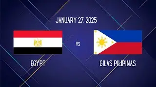 Live Now! GILAS PILIPINAS vs EGYPT | FIBA Asia Cup Qualifier  | January 27, 2025 | FIBA2K CPU vs CPU