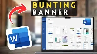 How to Create a Bunting Banner in MS Word | Microsoft Word Tutorial (2025)