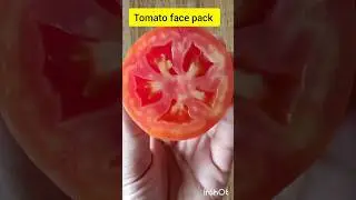 tomato face pack for whitening skin #shortvideo