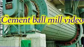 Cement plant ball mill video | Horizontal ball mill of cement grinding video | by CFV